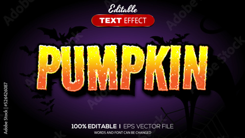 3D halloween text effect - Editable text effect