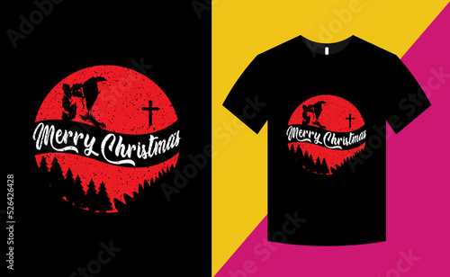 Merry Christmas T-Shirt design