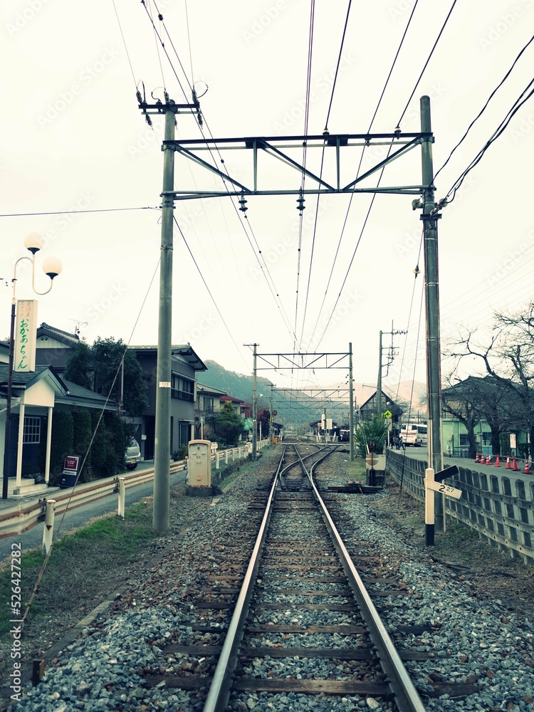 Fototapeta premium 田舎の線路