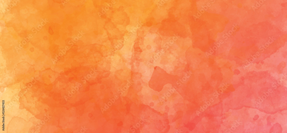 Abstract red watercolor background, Red watercolor  leaks and splashes texture
