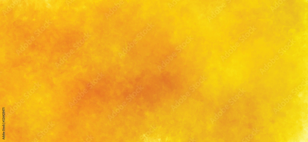 Yellow watercolor background for your design