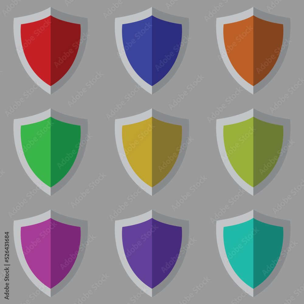 set of shields