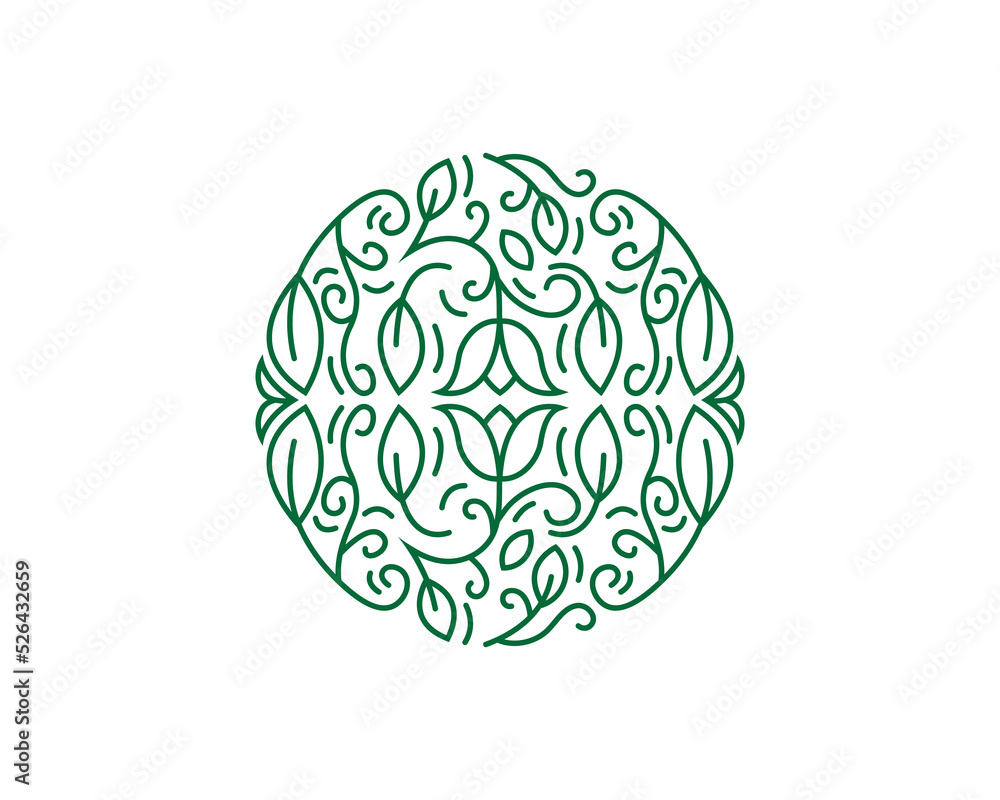 Floral Flower Logo Concept icon sign symbol Design. Spa, Herbal, Natural, Eco Logotype. Vector illustration template Floral Flower Logo Concept icon sign symbol Design. Spa, Herbal, Natural, Eco Logotype. Vector illustration template