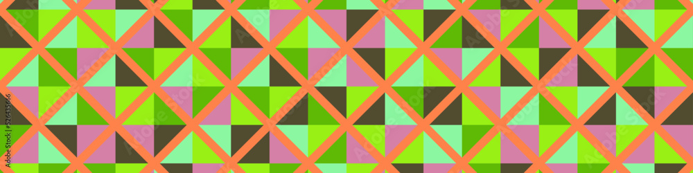 Color Rhombus tile tessellation pattern illustration Color Rhombus tile tessellation pattern illustration