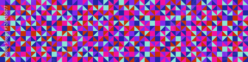 Color Rhombus tile tessellation pattern illustration