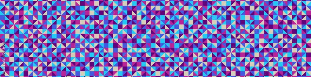 Fototapeta premium Color Rhombus tile tessellation pattern illustration