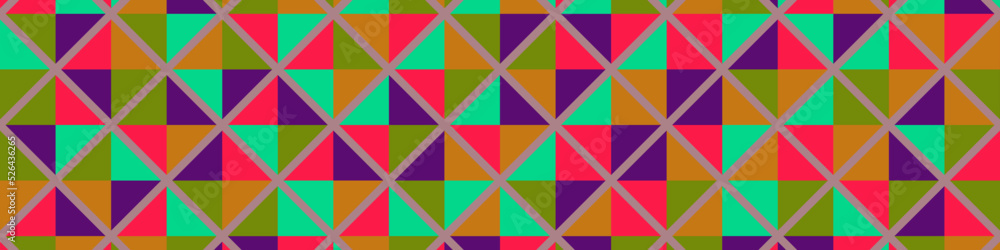 Color Rhombus tile tessellation pattern illustration Color Rhombus tile tessellation pattern illustration