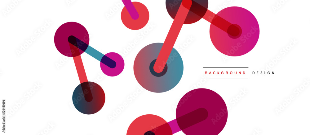 Line points connections geometric abstract background. Circles connected by lines. Trendy techno business template for wallpaper, banner, background or landing Line points connections geometric abstract background. Circles connected by lines. Trendy techno business template for wallpaper, banner, background or landing