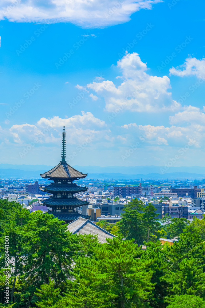 奈良県の都市風景