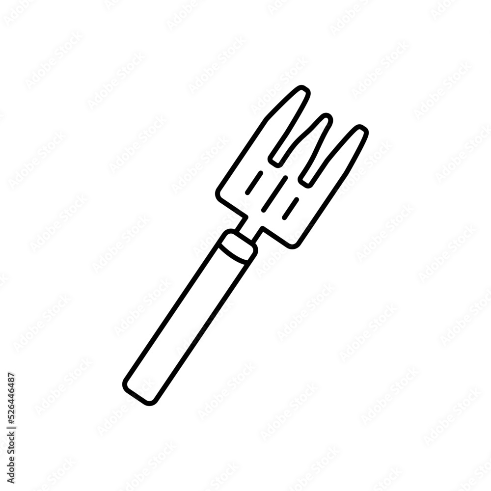 Cutlery line art icon design template vector illustration Cutlery line art icon design template vector illustration