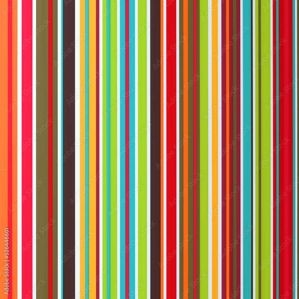 Vibrant color stripes. Abstract graphic background. Seamless texture - obrazy, fototapety, plakaty 