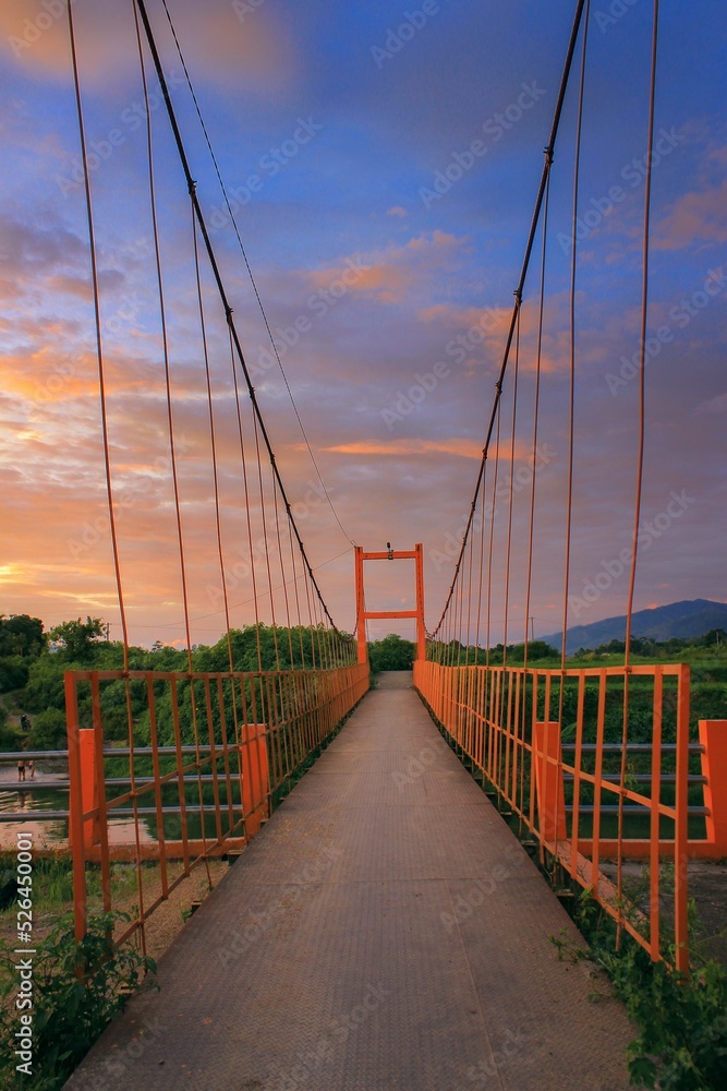 Obraz premium bridge and twilight