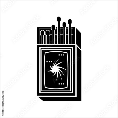 Matchbox Icon, Matchstick Icon, Matchbook Icon