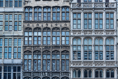 Guild Houses at the market square in Antwerp, Belgium photo