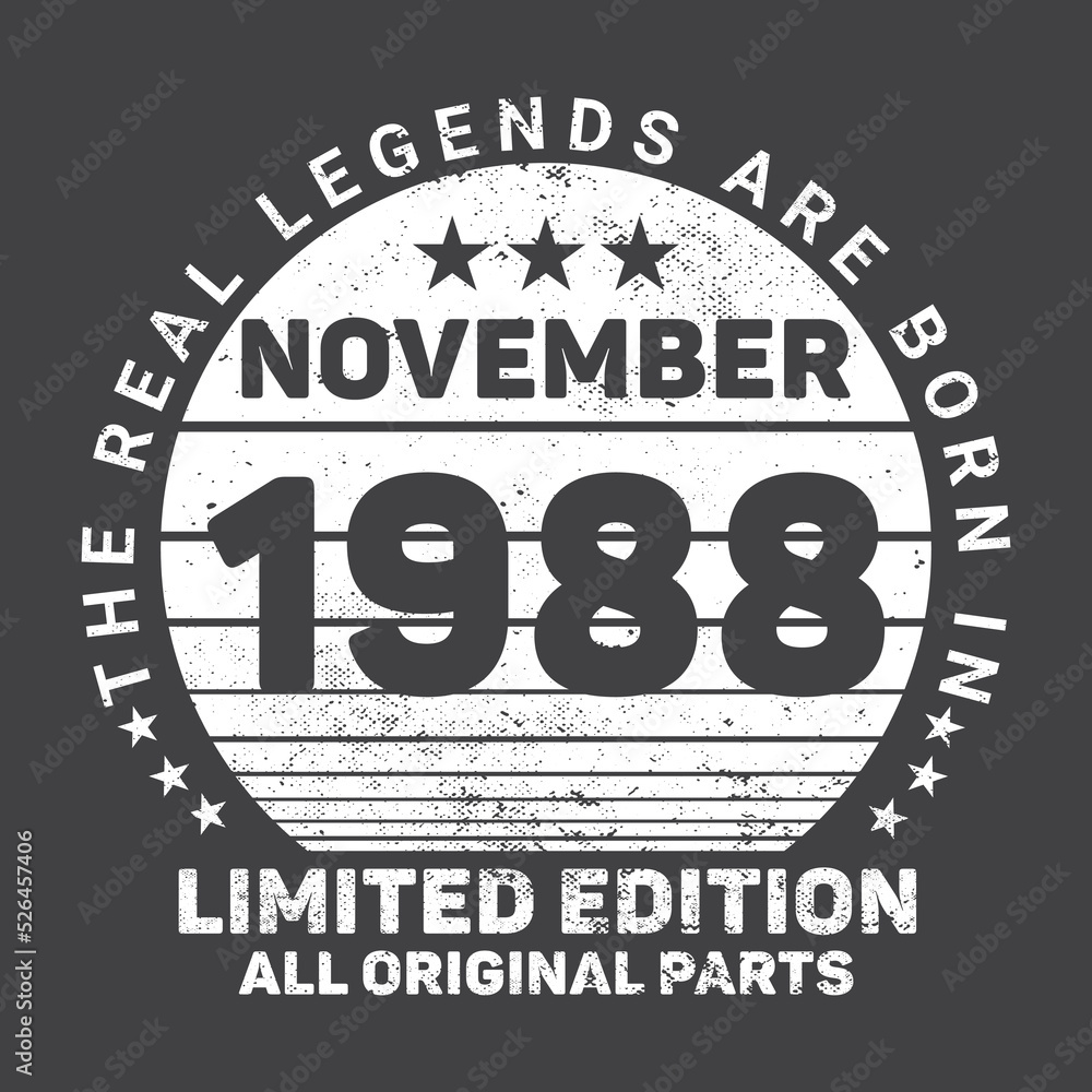 The Real Legends Are Born In  1988 Birthday Quotes Bundle, Birthday gifts for women or men, Vintage birthday shirts for wives or husbands, anniversary T-shirts for sisters or brother