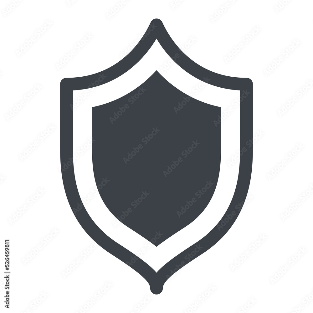 Shield, Armour, Cover, Security, Strong defense - Royal Icon - Shield Badge vector icon Shield, Armour, Cover, Security, Strong defense - Royal Icon - Shield Badge vector icon