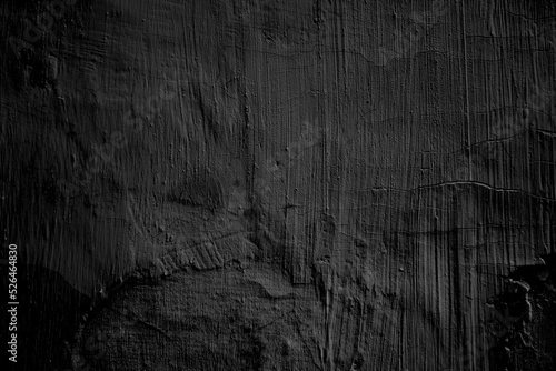Cracked walls dark gray concrete  concrete floor is aged in a retro concept  Texture of a grungy black concrete wall as background.