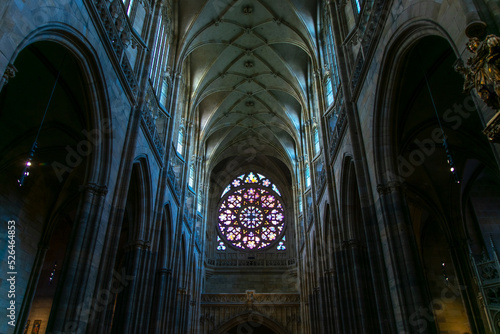 Rose window of the Prague cathedral