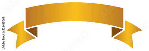 Free Download Golden ribbon. Vintage decorative banner. Elegant label - GFXLoad