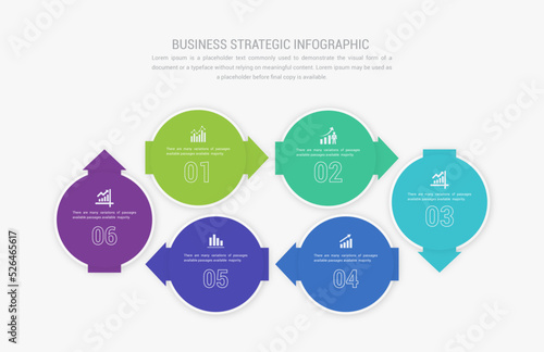 Business Strategic Infographic Design Illustration