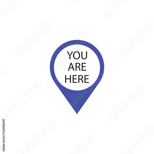 Marker location icon with you are here Free Download Marker location icon with you are here - GFXLoad