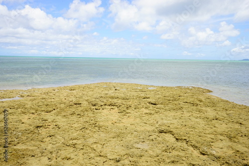 Yuna no hama Beach in Kohama-jima Island, Okinawa, Japan - 日本 沖縄 小浜島 ゆうなの浜 ビーチ photo