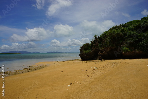 Yuna no hama Beach in Kohama-jima Island, Okinawa, Japan - 日本 沖縄 小浜島 ゆうなの浜 ビーチ