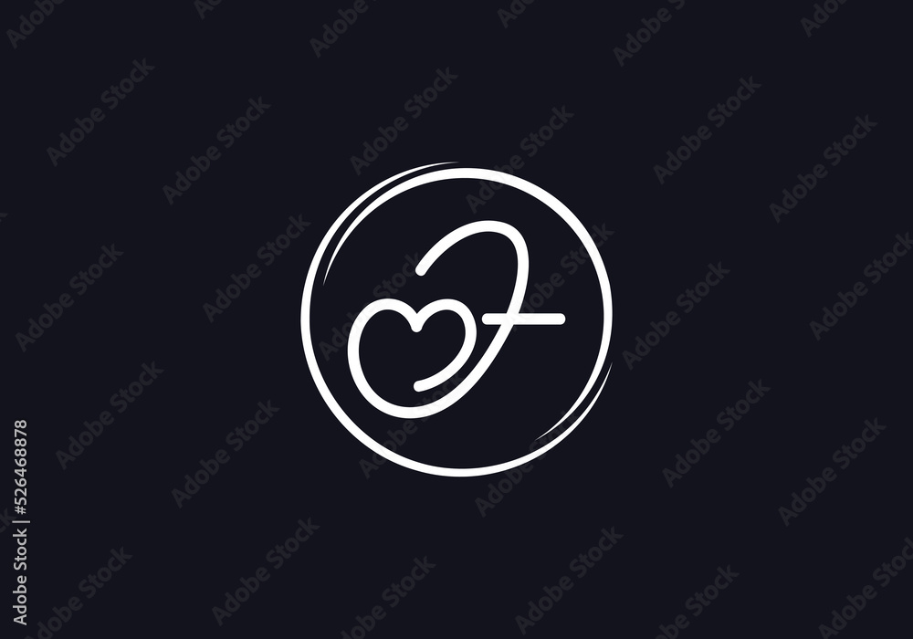 Love font logo design vector sign. Love and heart icon and symbol design vector with F Love font logo design vector sign. Love and heart icon and symbol design vector with F