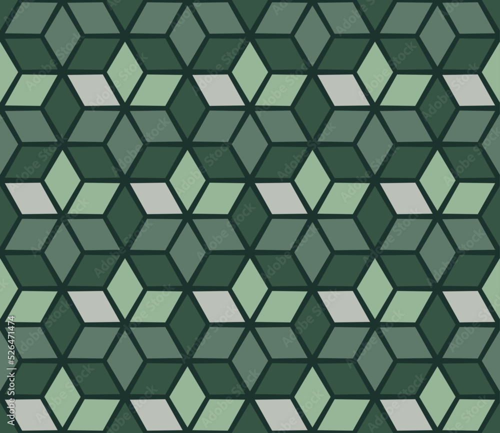 Fototapeta premium Simply Diamond Seamless Stars Decoration