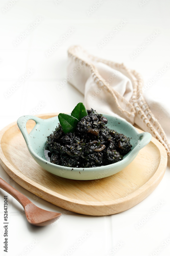 Black Stir Fried Squid and Chili or Cumi Masak Hitam Black Stir Fried Squid and Chili or Cumi Masak Hitam