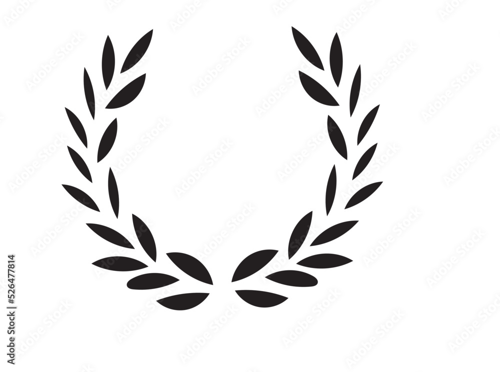 golden laurel wreath