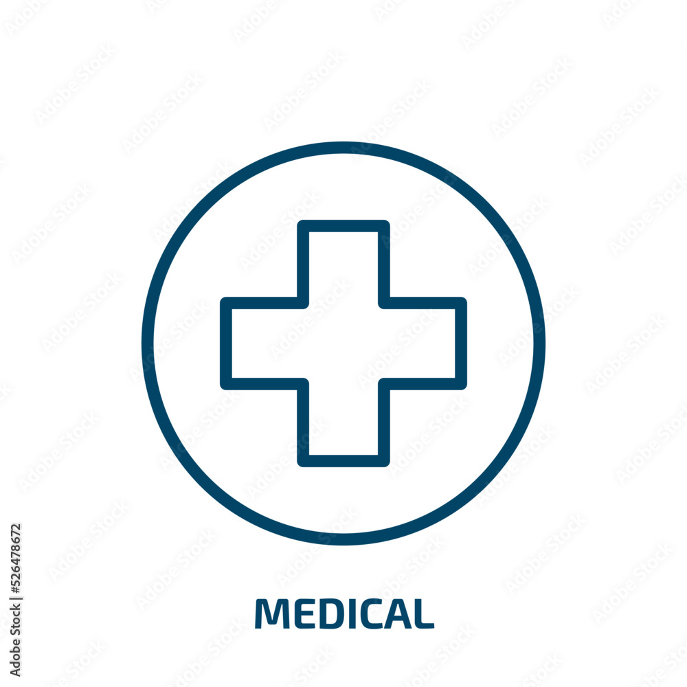 medical icon from health and medical collection. Thin linear medical, button, health outline icon isolated on white background. Line vector medical sign, symbol for web and mobile medical icon from health and medical collection. Thin linear medical, button, health outline icon isolated on white background. Line vector medical sign, symbol for web and mobile
