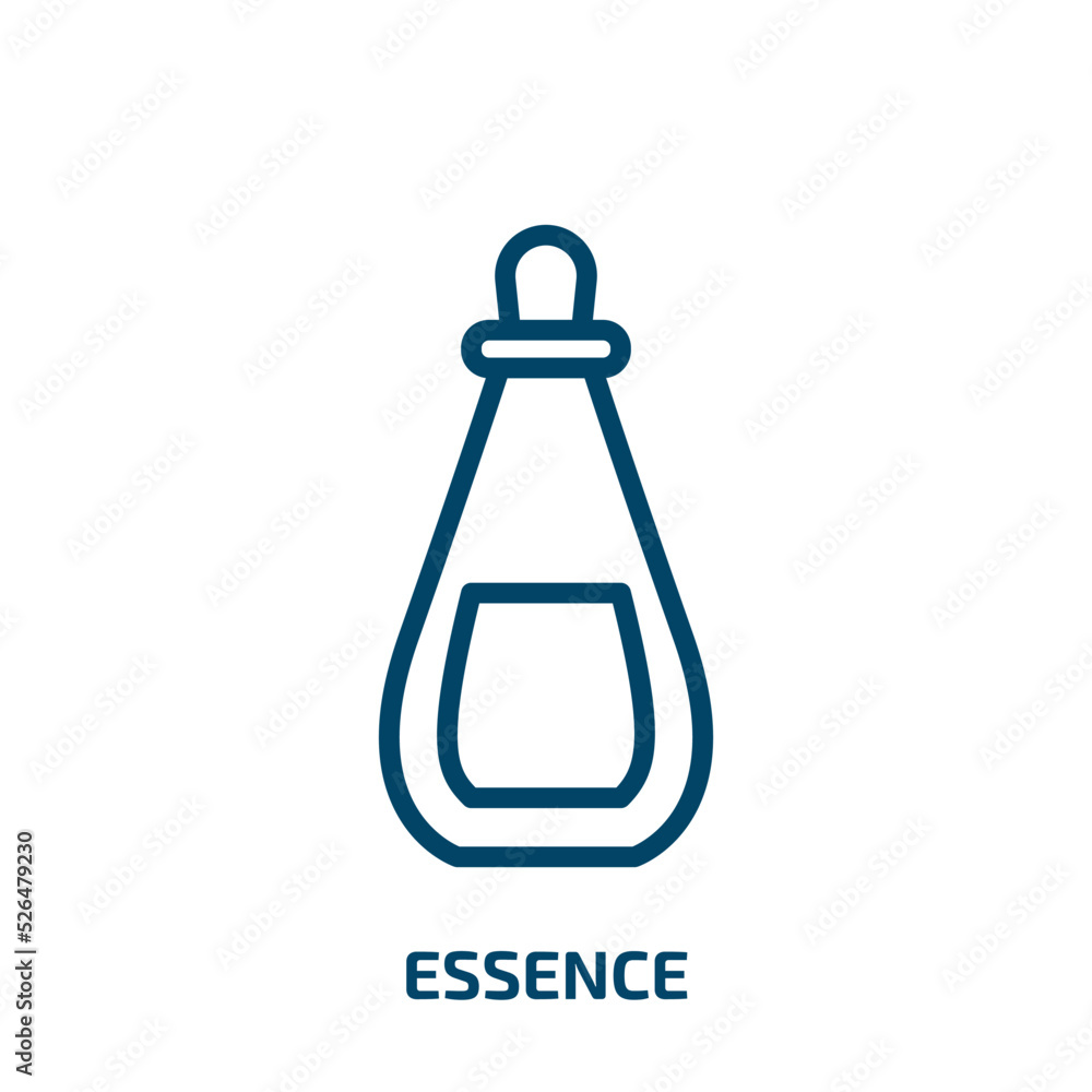essence icon from nature collection. Thin linear essence, treatment, natural outline icon isolated on white background. Line vector essence sign, symbol for web and mobile essence icon from nature collection. Thin linear essence, treatment, natural outline icon isolated on white background. Line vector essence sign, symbol for web and mobile