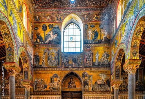 Canvastavla The mosaics of the Cathedral of Monreale, Sicily