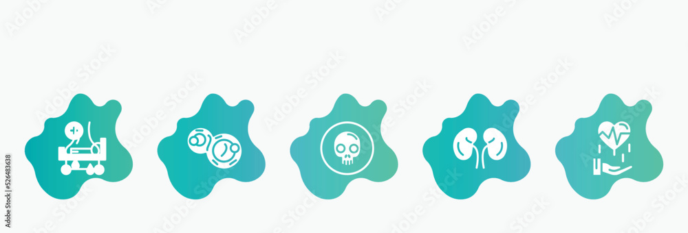 filled icons set. flat icons such as cell division, death, kidney, disease prevention, rhinitis icon collection. can be used web and mobile. filled icons set. flat icons such as cell division, death, kidney, disease prevention, rhinitis icon collection. can be used web and mobile.