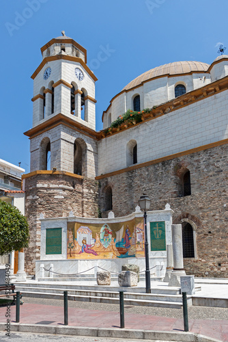 Fototapeta Naklejka Na Ścianę i Meble -  Old town of city of Kavala, Greece