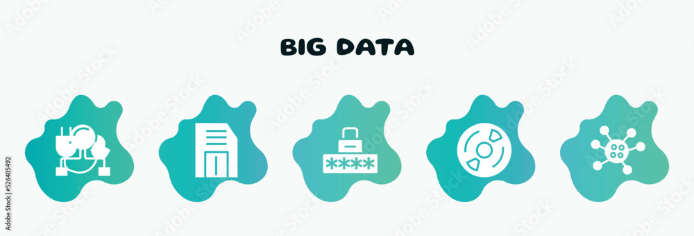 big data filled icons set. flat icons such as floppy, security code, cds, germs, cloud sharing icon collection. can be used web and mobile. big data filled icons set. flat icons such as floppy, security code, cds, germs, cloud sharing icon collection. can be used web and mobile.