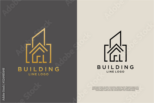 Buildings real estate logo