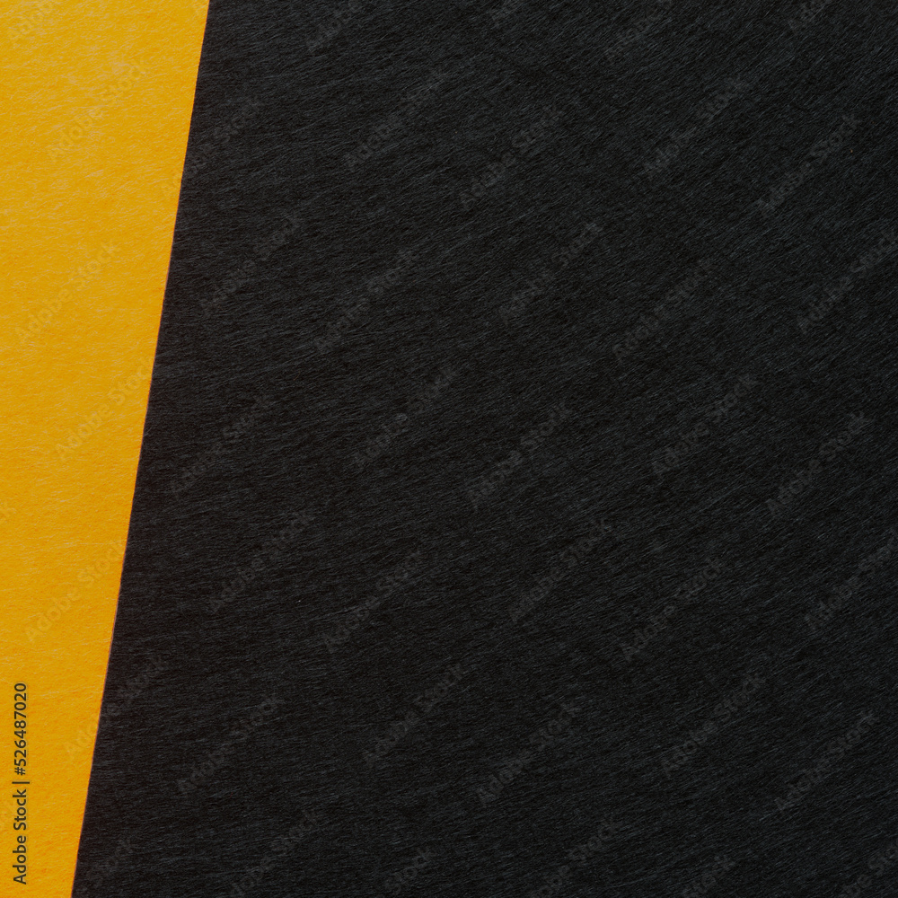 black and orange felt square black and orange felt square