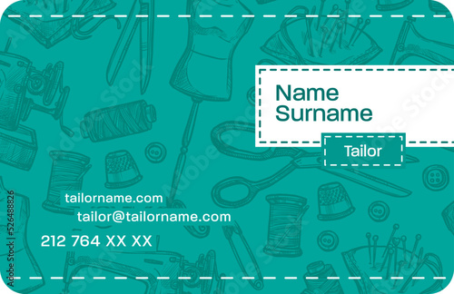 tailor business card