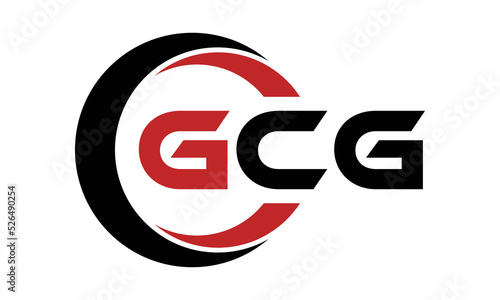 GCG three letter swoosh logo design vector template | monogram logo | abstract logo | wordmark logo | letter mark logo | business logo | brand logo | flat logo | minimalist logo | text | word | symbol