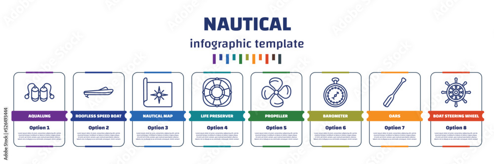 infographic template with icons and 8 options or steps. infographic for ...