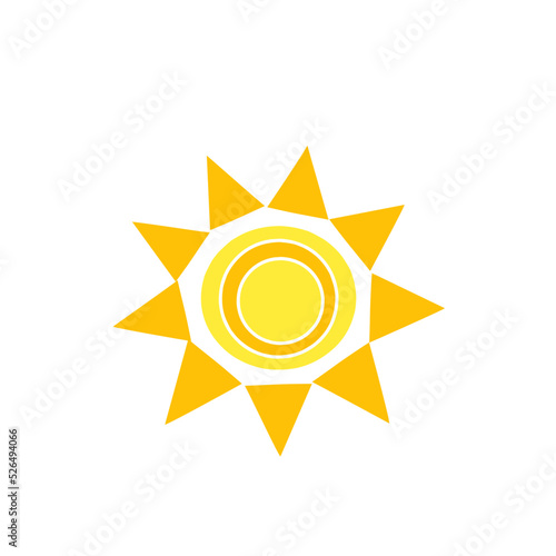 Sun icon set