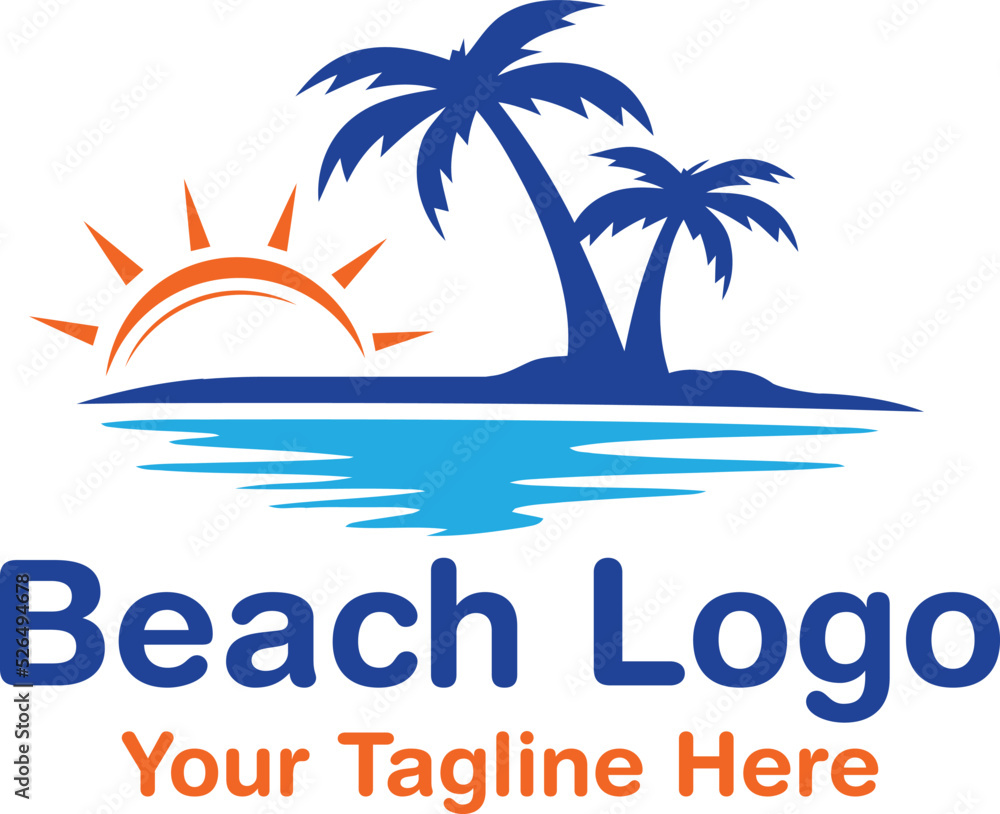 Beach-logo-design-vector