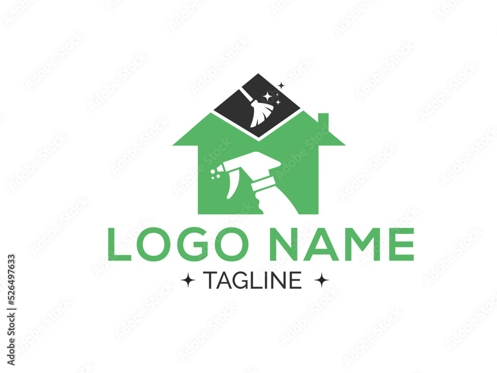 Home cleaning logo design. House cleaning logo. Cleaning logo design. Illustrations Clip Art Home cleaning logo design. House cleaning logo. Cleaning logo design. Illustrations Clip Art