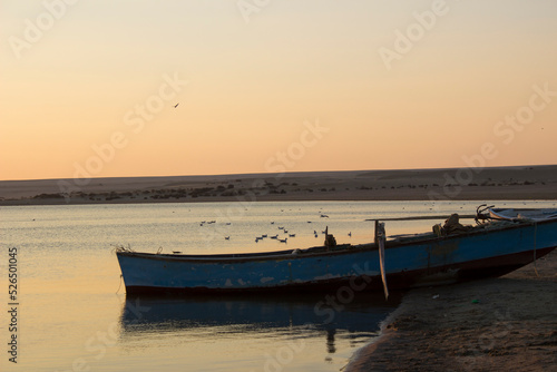 Fishing Boat The Magic Lake in Fayoum - Egypt