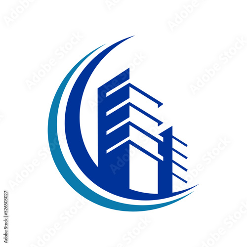 Abstract Commercial Building logo