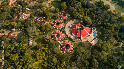 Aerial view of the Morogoro hotel in Tanzania