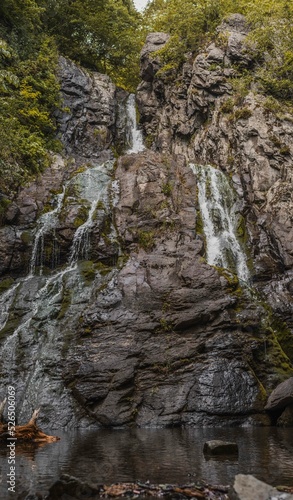 waterfall in the mountains © Jordan Krey