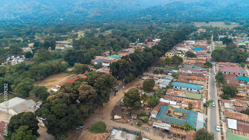 Aerial view of the Morogoro town in  Tanzania © STORYTELLER